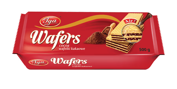 Wafle kakaowe 500g