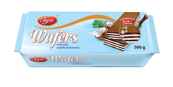 Wafle kokosowe 500g