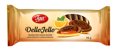 Biszkopty DelloJello pomarańczowe